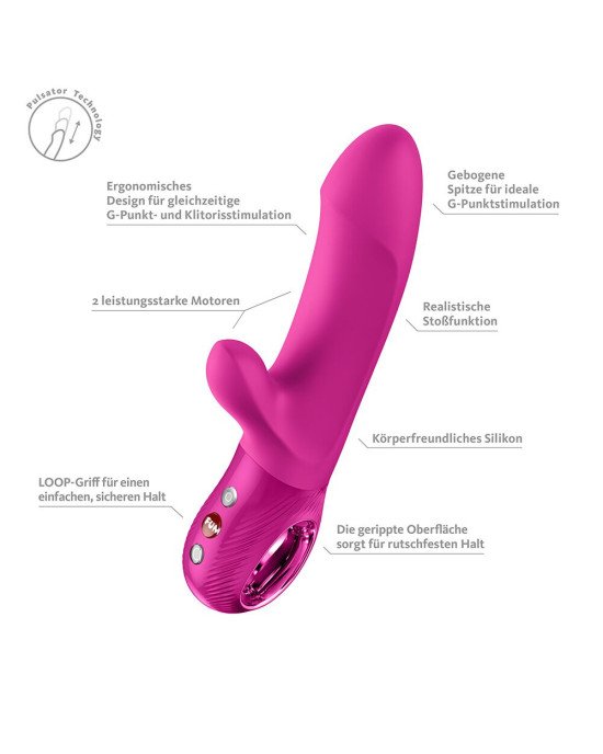 Пульсатор Fun Factory Bi Stronic Embrace Magenta