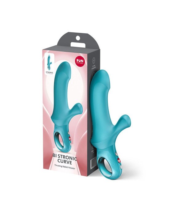 Пульсатор Fun Factory Bi Stronic Curve Aquamarine Пульсатор Fun Factory Bi Stronic Curve Aquamarine