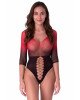 Бодістокінг Passion BS118 black/red Бодістокінг Passion BS118 black/red