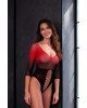 Бодістокінг Passion BS118 black/red Бодістокінг Passion BS118 black/red