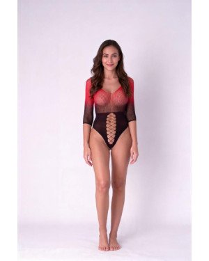 Бодістокінг Passion BS118 black/red Бодістокінг Passion BS118 black/red