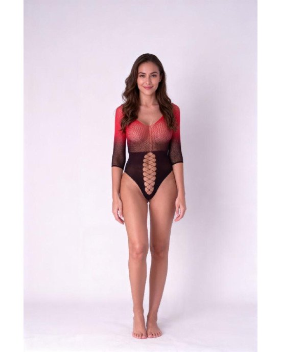 Бодістокінг Passion BS118 black/red Бодістокінг Passion BS118 black/red