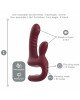 Смарт-пульсатор Magic Motion Magic Duet Bordeaux, 10 режимів пульсацій, 10 режимів вибрації Смарт-пульсатор Magic Motion Magic Duet Bordeaux, 10 режимів пульсацій, 10 режимів вибрації