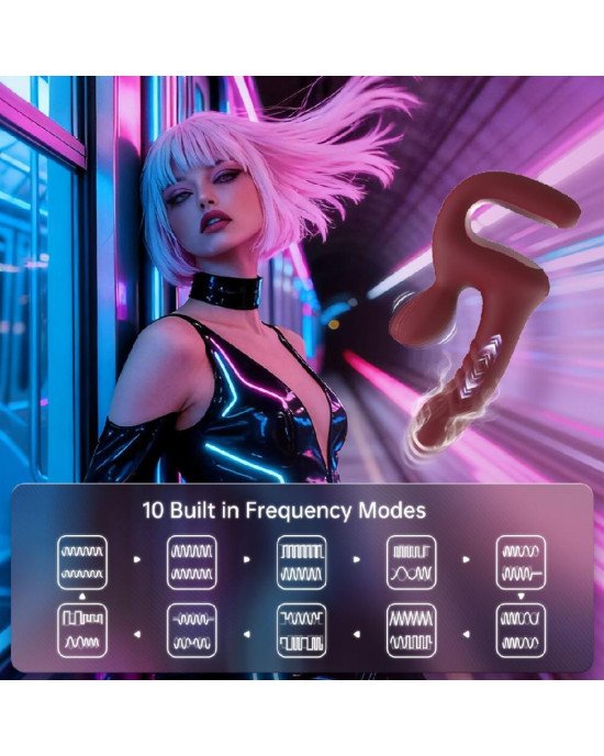 Смарт-пульсатор Magic Motion Magic Duet Bordeaux, 10 режимів пульсацій, 10 режимів вибрації Смарт-пульсатор Magic Motion Magic Duet Bordeaux, 10 режимів пульсацій, 10 режимів вибрації