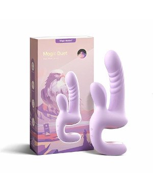 Смарт-пульсатор Magic Motion Magic Duet Purple, 10 режимів пульсацій, 10 режимів вибрації