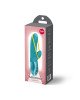 Мінівібратор-кролик зі стимулювальною стрічкою Fun Factory AMORINO Aquamarine, стрічка знімна