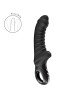 Вібратор для точки G Fun Factory TIGER Black, ребристий, підходить для анальної стимуляції