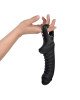 Вібратор для точки G Fun Factory TIGER Black, ребристий, підходить для анальної стимуляції