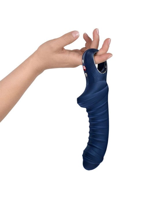 Вібратор для точки G Fun Factory TIGER Nightblue, ребристий, підходить для анальної стимуляції