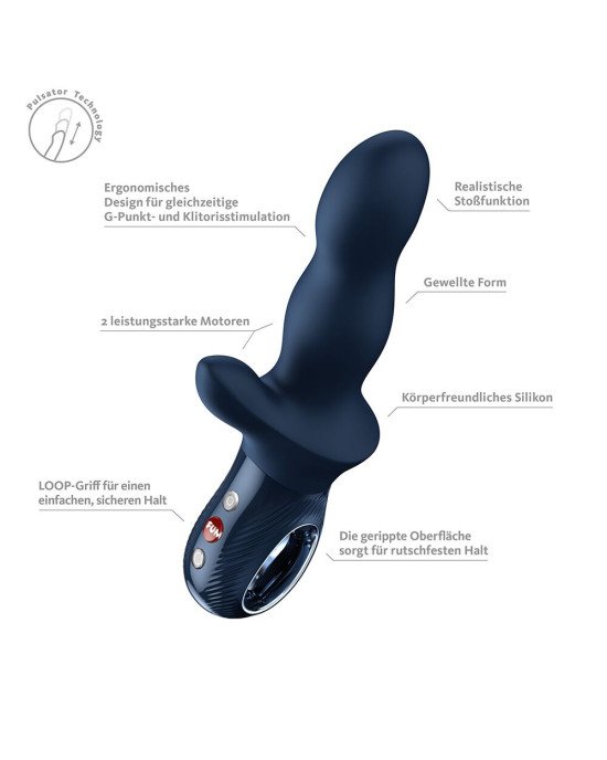 Пульсатор Fun Factory Bi Stronic Crave Nightblue