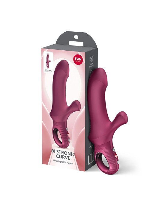 Пульсатор Fun Factory Bi Stronic Curve Wine Red