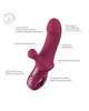 Пульсатор Fun Factory Bi Stronic Curve Wine Red