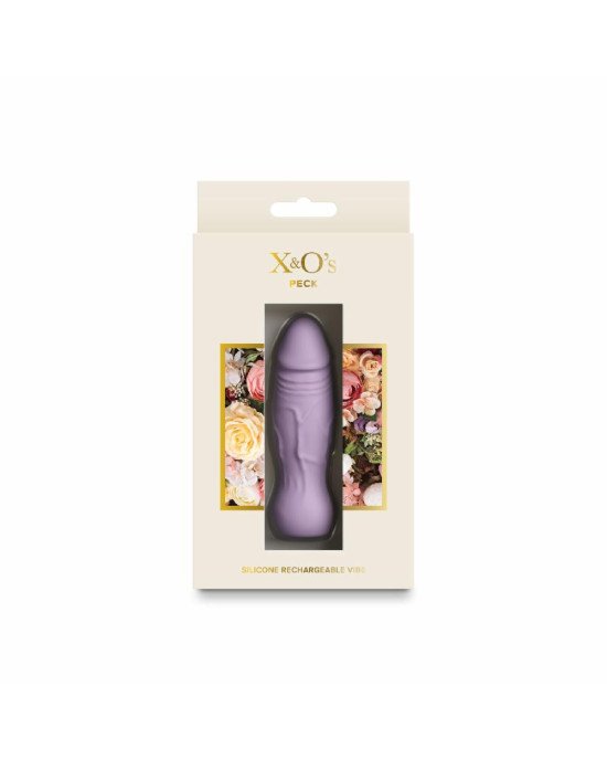 Мінівибратор NS Novelties X&O's - Peck - Lavender Мінівибратор NS Novelties X&O's - Peck - Lavender