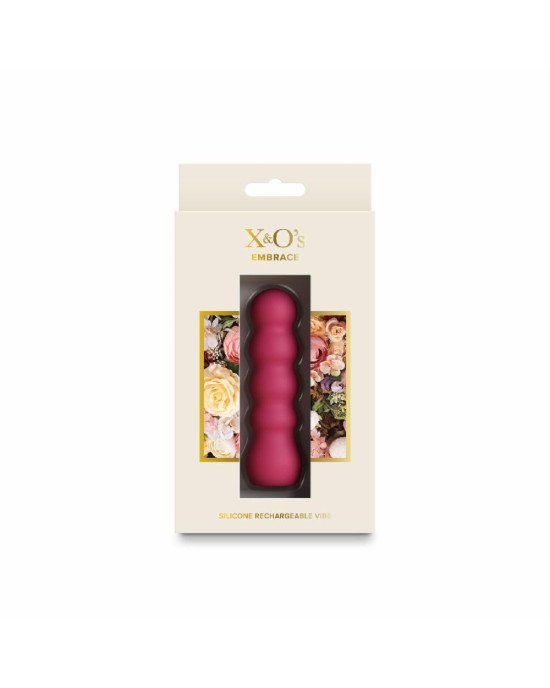 Мінівибратор NS Novelties X&O's - Embrace - Rose Мінівибратор NS Novelties X&O's - Embrace - Rose