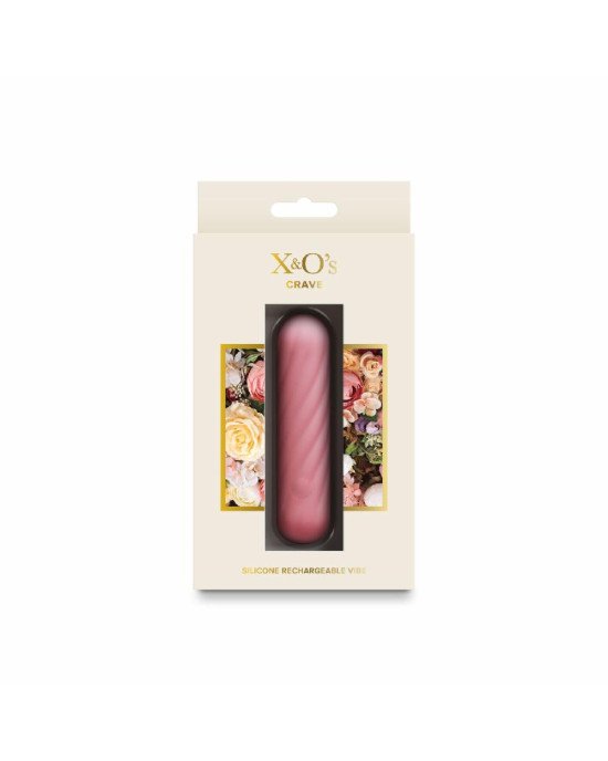 Мінівібратор NS Novelties X&O's - Crave - Light Pink Мінівібратор NS Novelties X&O's - Crave - Light Pink