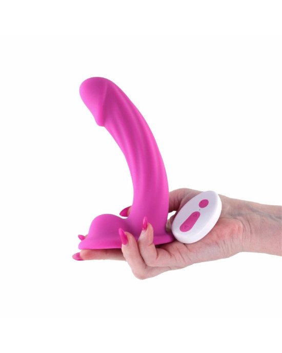 Ділдо з вібрацією NS Novelties Colours - Curve - Vibrating - 6