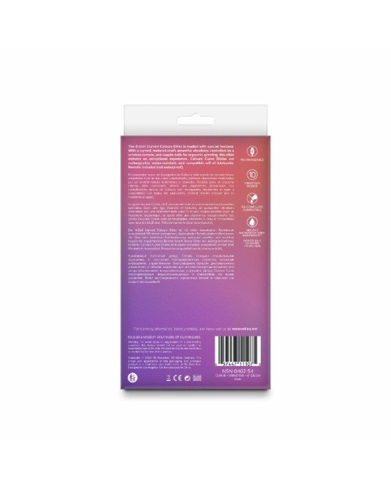 Ділдо з вібрацією NS Novelties Colours - Curve - Vibrating - 6