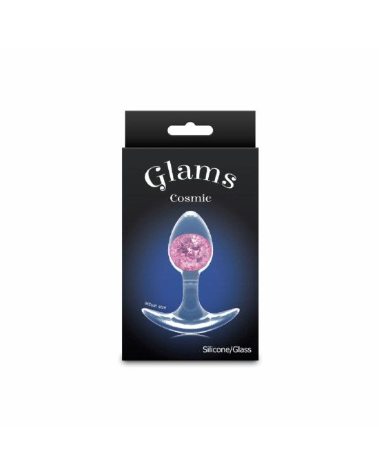 Анальна пробка NS Novelties Cosmic Glams - Small - Pink Анальна пробка NS Novelties Cosmic Glams - Small - Pink