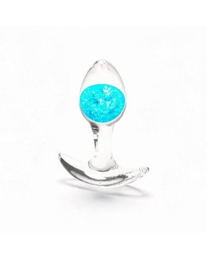 Анальна пробка NS Novelties Cosmic Glams - Small - Blue