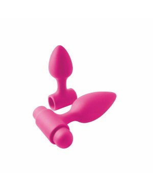 Анальна пробка з вібрацією NS Novelties INYA - Vibe-O-Spades -Pink