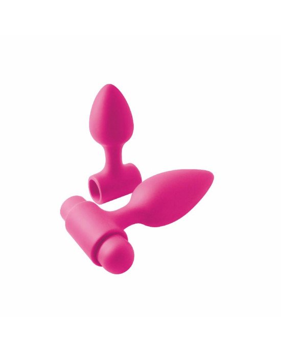Анальна пробка з вібрацією NS Novelties INYA - Vibe-O-Spades -Pink Анальна пробка з вібрацією NS Novelties INYA - Vibe-O-Spades -Pink