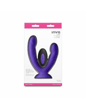 Подвійний ділдо з вібрацією NS Novelties INYA - Duet - Purple Подвійний ділдо з вібрацією NS Novelties INYA - Duet - Purple