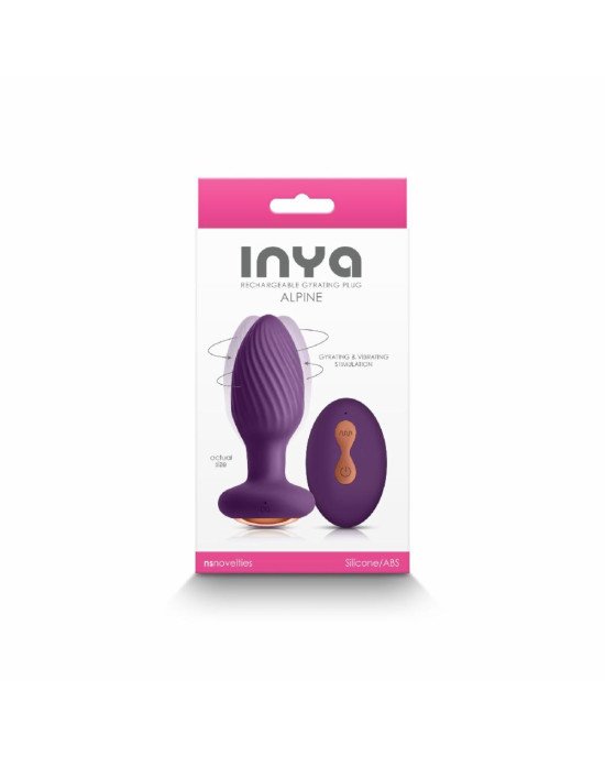Анальна пробка з вібрацією NS Novelties INYA - Alpine - Purple Анальна пробка з вібрацією NS Novelties INYA - Alpine - Purple