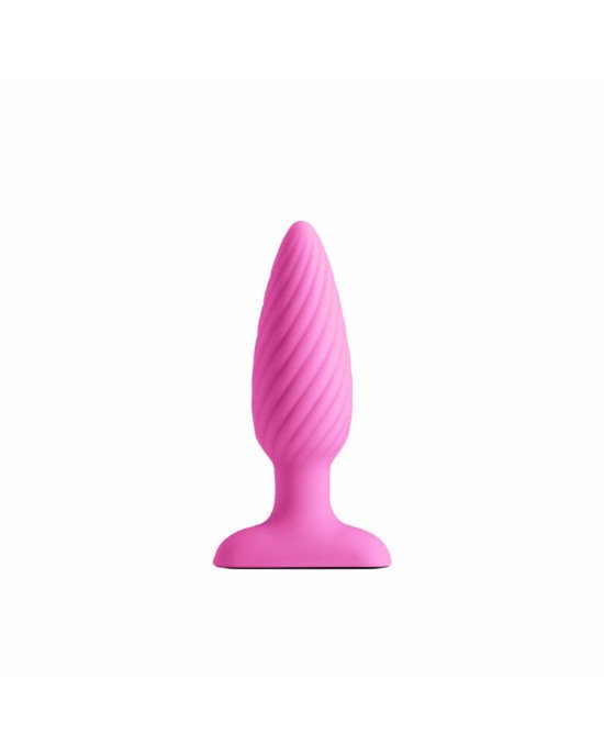Анальна пробка з вібрацією NS Novelties INYA - Swirl - Pink Анальна пробка з вібрацією NS Novelties INYA - Swirl - Pink
