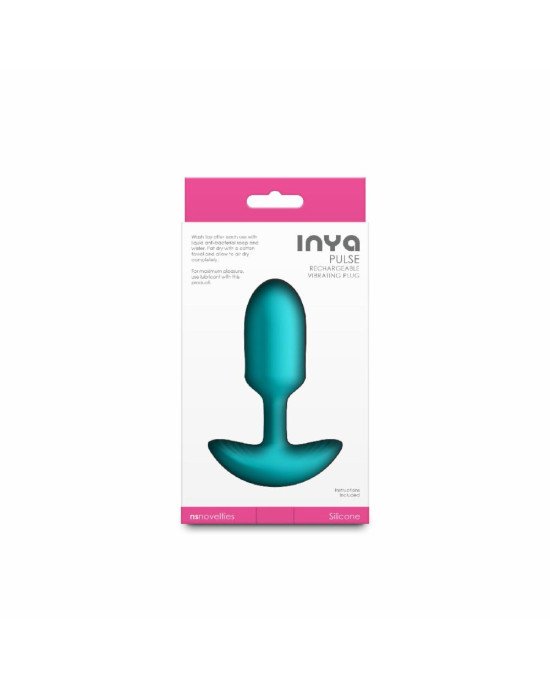 Анальна пробка з вібрацією NS Novelties INYA - Pulse - Teal Анальна пробка з вібрацією NS Novelties INYA - Pulse - Teal