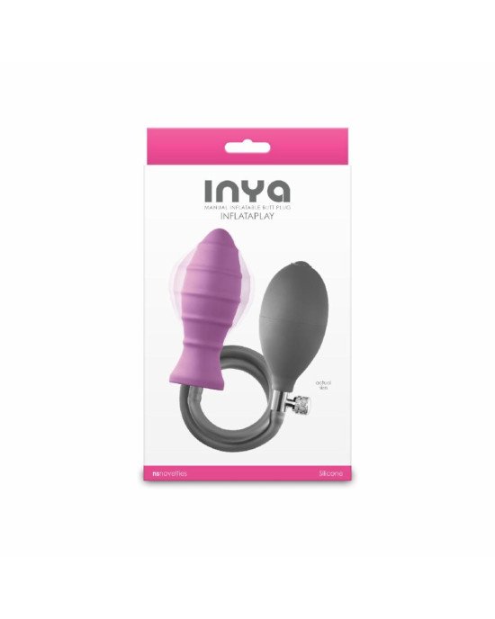 Надувна анальна пробка NS Novelties INYA - InflataPlay - Pink Надувна анальна пробка NS Novelties INYA - InflataPlay - Pink