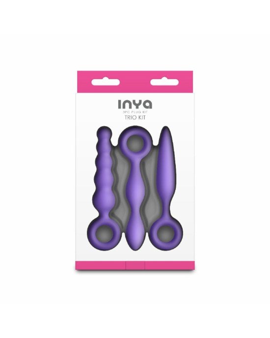 Набір анальних іграшок NS Novelties INYA - Trio Kit - Purple Набір анальних іграшок NS Novelties INYA - Trio Kit - Purple