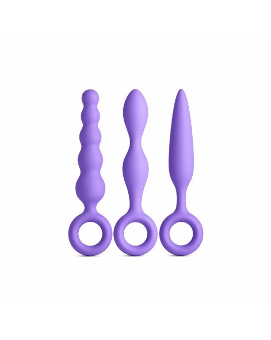 Набір анальних іграшок NS Novelties INYA - Trio Kit - Purple Набір анальних іграшок NS Novelties INYA - Trio Kit - Purple