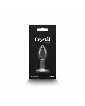 Скляна анальна пробка NS Novelties Crystal - Desires - Red Heart - Small Скляна анальна пробка NS Novelties Crystal - Desires - Red Heart - Small