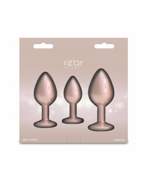 Набір анальних пробок NS Novelties Rear Assets - Trainer Kit - Iridescent Champagne - Clear Gem Набір анальних пробок NS Novelties Rear Assets - Trainer Kit - Iridescent Champagne - Clear Gem