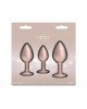 Набір анальних пробок NS Novelties Rear Assets - Trainer Kit - Iridescent Champagne - Clear Gem Набір анальних пробок NS Novelties Rear Assets - Trainer Kit - Iridescent Champagne - Clear Gem