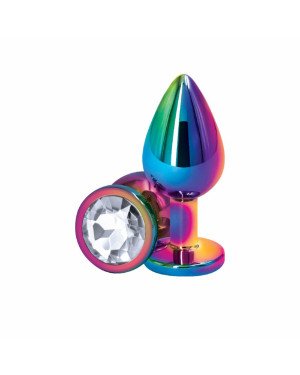 Анальна пробка NS Novelties Rear Assets - Multicolor - Medium - Clear