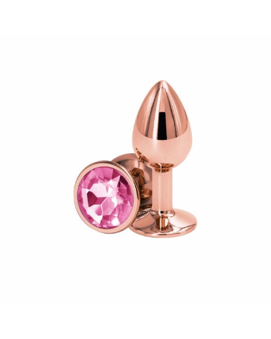 Анальна пробка NS Novelties Rear Assets - Rose Gold - Small - Pink Анальна пробка NS Novelties Rear Assets - Rose Gold - Small - Pink