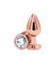 Анальна пробка NS Novelties Rear Assets - Rose Gold - Medium - Clear Анальна пробка NS Novelties Rear Assets - Rose Gold - Medium - Clear