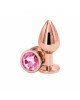 Анальна пробка NS Novelties Rear Assets - Rose Gold - Medium - Pink Анальна пробка NS Novelties Rear Assets - Rose Gold - Medium - Pink