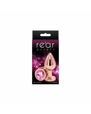 Анальна пробка NS Novelties Rear Assets - Rose Gold - Medium - Pink Анальна пробка NS Novelties Rear Assets - Rose Gold - Medium - Pink