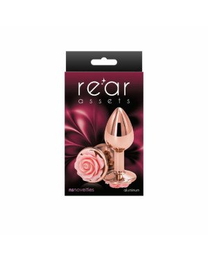 Анальна пробка NS Novelties Rear Assets - Rose - Small - Pink Анальна пробка NS Novelties Rear Assets - Rose - Small - Pink