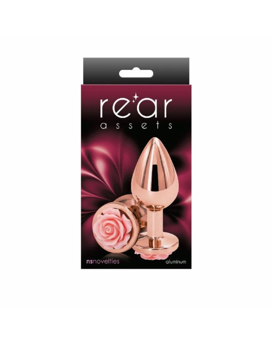 Анальна пробка NS Novelties Rear Assets - Rose - Medium - Pink