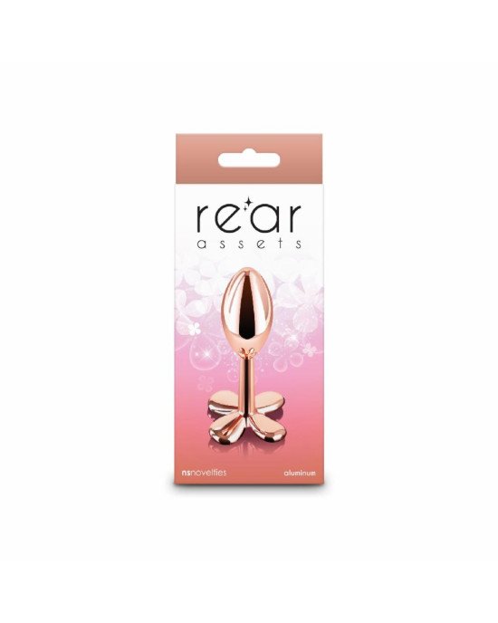 Анальна пробка NS Novelties Rear Assets - Clover - Rose Gold Анальна пробка NS Novelties Rear Assets - Clover - Rose Gold