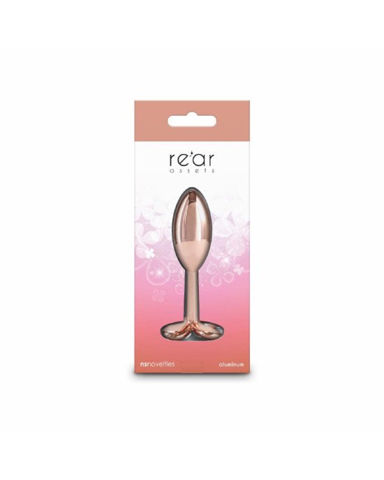 Анальна пробка NS Novelties Rear Assets - Clover - Rose Gold Анальна пробка NS Novelties Rear Assets - Clover - Rose Gold