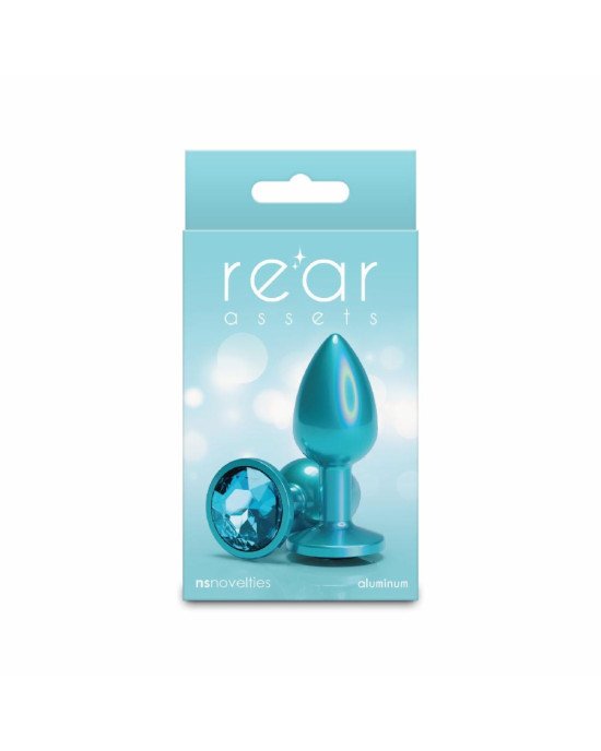 Анальна пробка NS Novelties Rear Assets - Iridescent Teal - Small - Teal