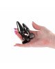 Набір анальних пробок NS Novelties Rear Assets - Tapered Trainer Kit - Gunmetal - Black