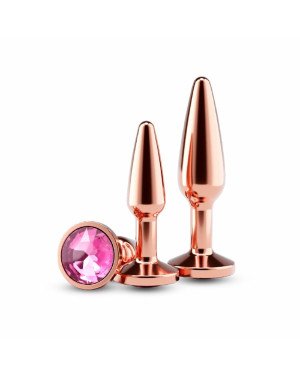 Набір анальних пробок NS Novelties Rear Assets - Tapered Trainer Kit - Rose Gold - Pink
