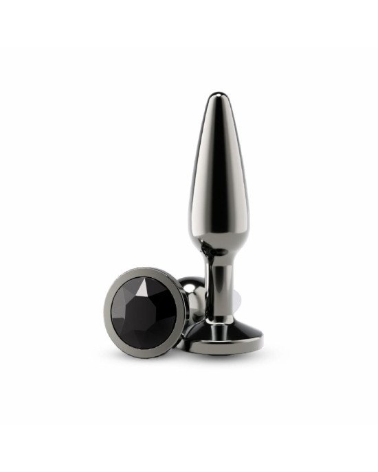 Анальна пробка NS Novelties Rear Assets - Tapered - Medium - Gunmetal - Black Анальна пробка NS Novelties Rear Assets - Tapered - Medium - Gunmetal - Black