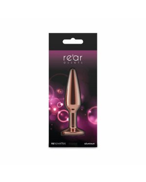 Анальна пробка NS Novelties Rear Assets - Tapered - Medium - Rose Gold - Pink Анальна пробка NS Novelties Rear Assets - Tapered - Medium - Rose Gold - Pink