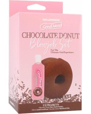 Набір для мінету Doc Johnson GoodHead Chocolate Donut Blowjob Set Набір для мінету Doc Johnson GoodHead Chocolate Donut Blowjob Set